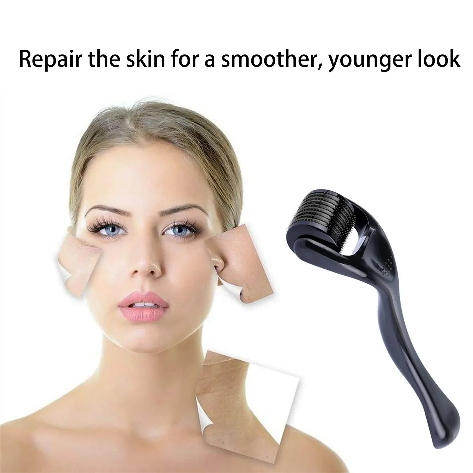 Ролер з мікроголками Olakin 0.5 мм, професійний мікронідлінг, для відновлення шкіри, фото №3