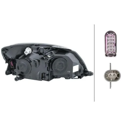 Фара головного світла HELLA 1ZL 010 417-411 для SKODA ліва, фото №2