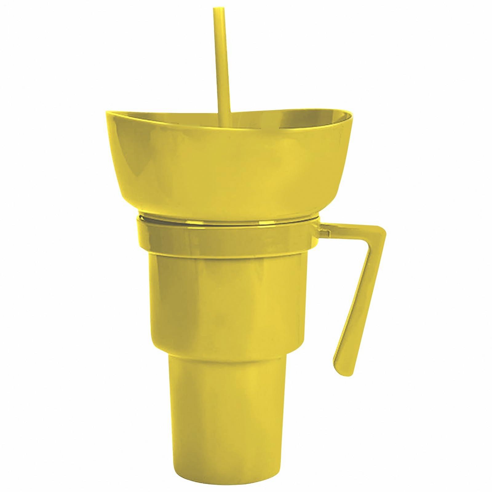 Стакан для напитков и снеков Knowlife с соломинкой, фото №6