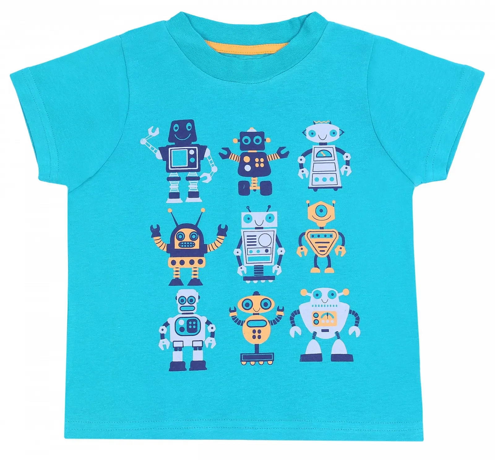 Пижама sarcia.eu 2 x Синий/Зеленый с Роботом, фото №5