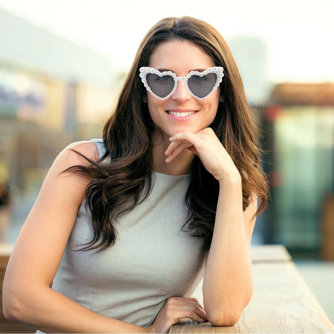 Сонцезахисні Окуляри HAZMA Серце Перламутр, A, фото №4