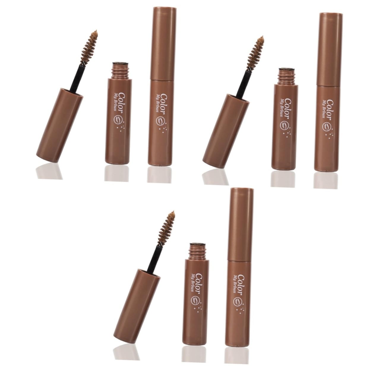 Крем Angoily Eyebrow Dyeing для брів Світло-коричневий Набір з 3 штук, фото №6