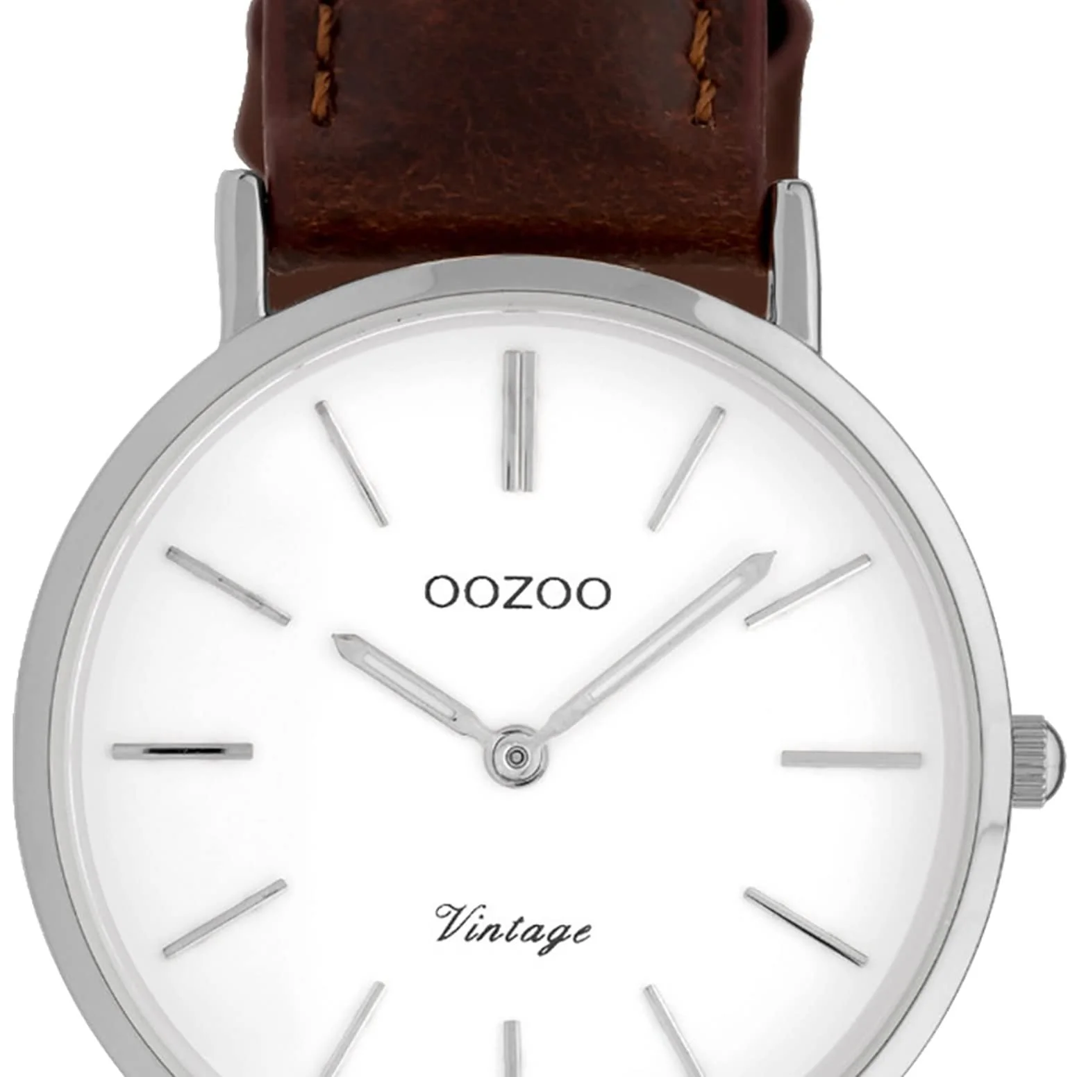 Годинник OOZOO Vintage Коричневий/Білий C9835 (32 мм), фото №2 Годинник OOZOO Vintage Коричневий/Білий C9835 (32 мм), фото №2