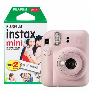 Фотокамера мгновенной печати Fujifilm Instax Mini 12 + 20 снимков Blossom Pink - Фото 1
