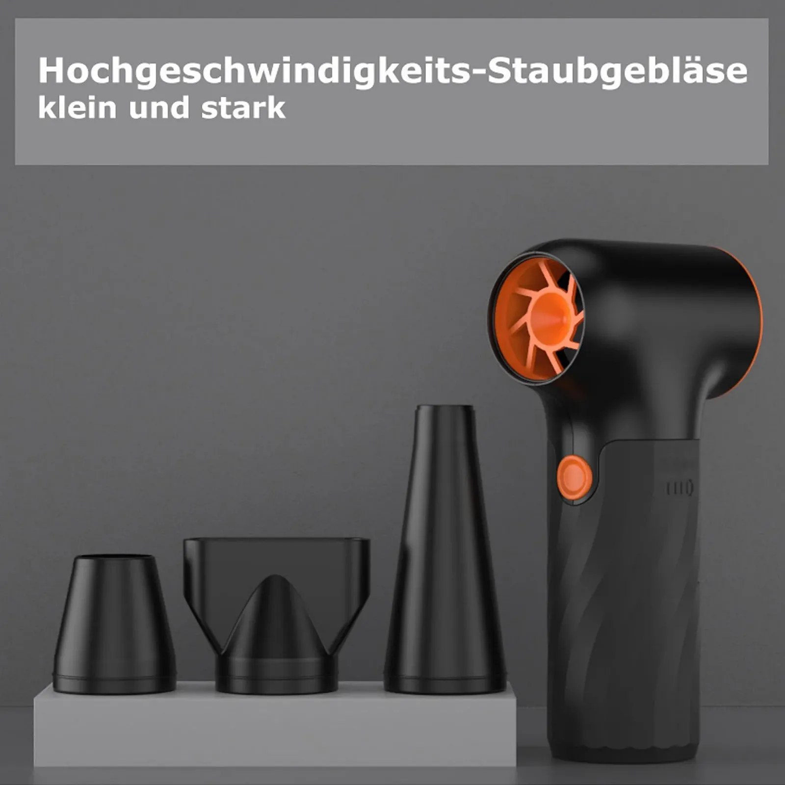 Турбо-воздуходувка @tec 3-Speed 130 000 RPM 6000 mAh USB Quick Charge, фото №2 Турбо-воздуходувка @tec 3-Speed 130 000 RPM 6000 mAh USB Quick Charge, фото №2