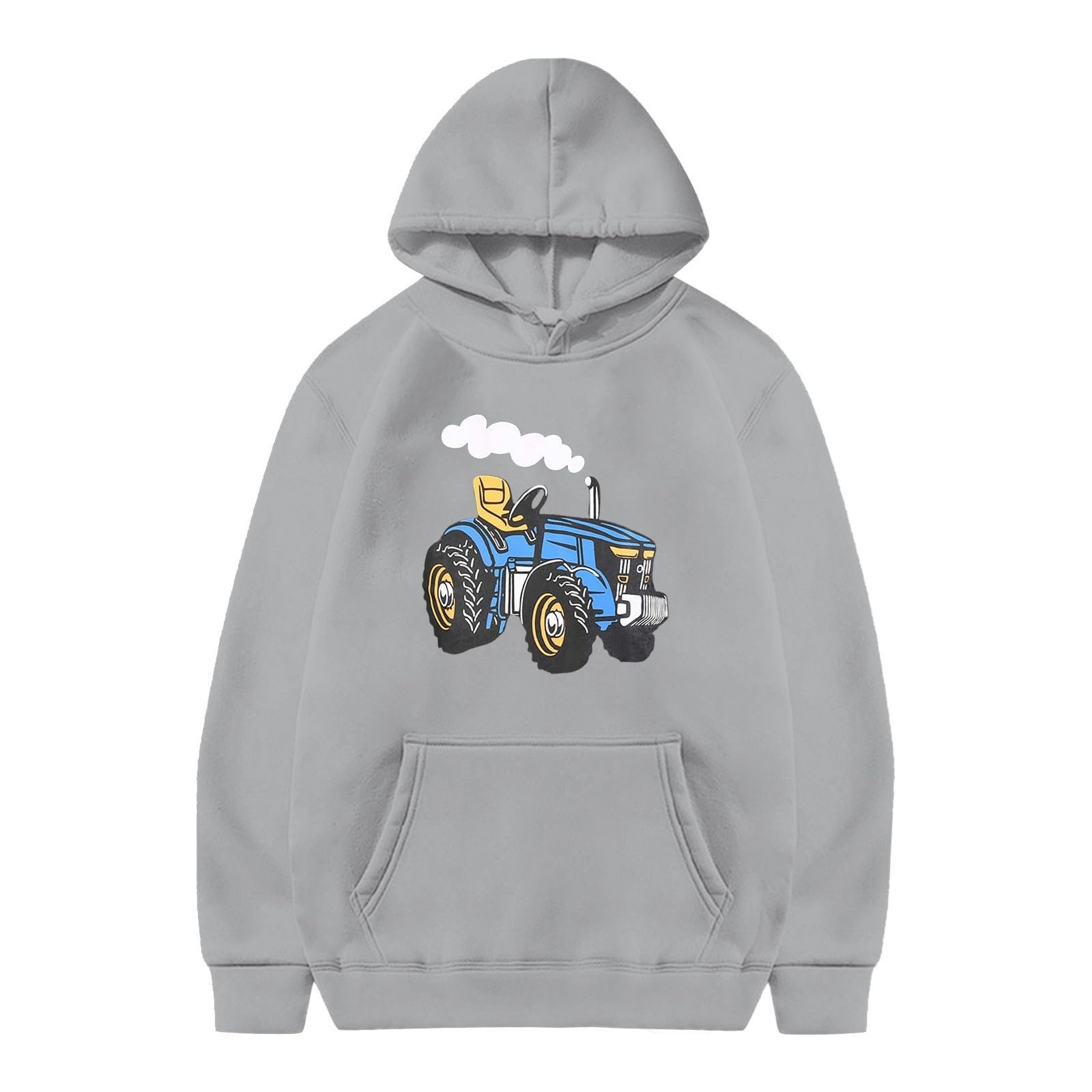 Худі Generisch З довгими рукавами Однотонний Светшот, фото №2