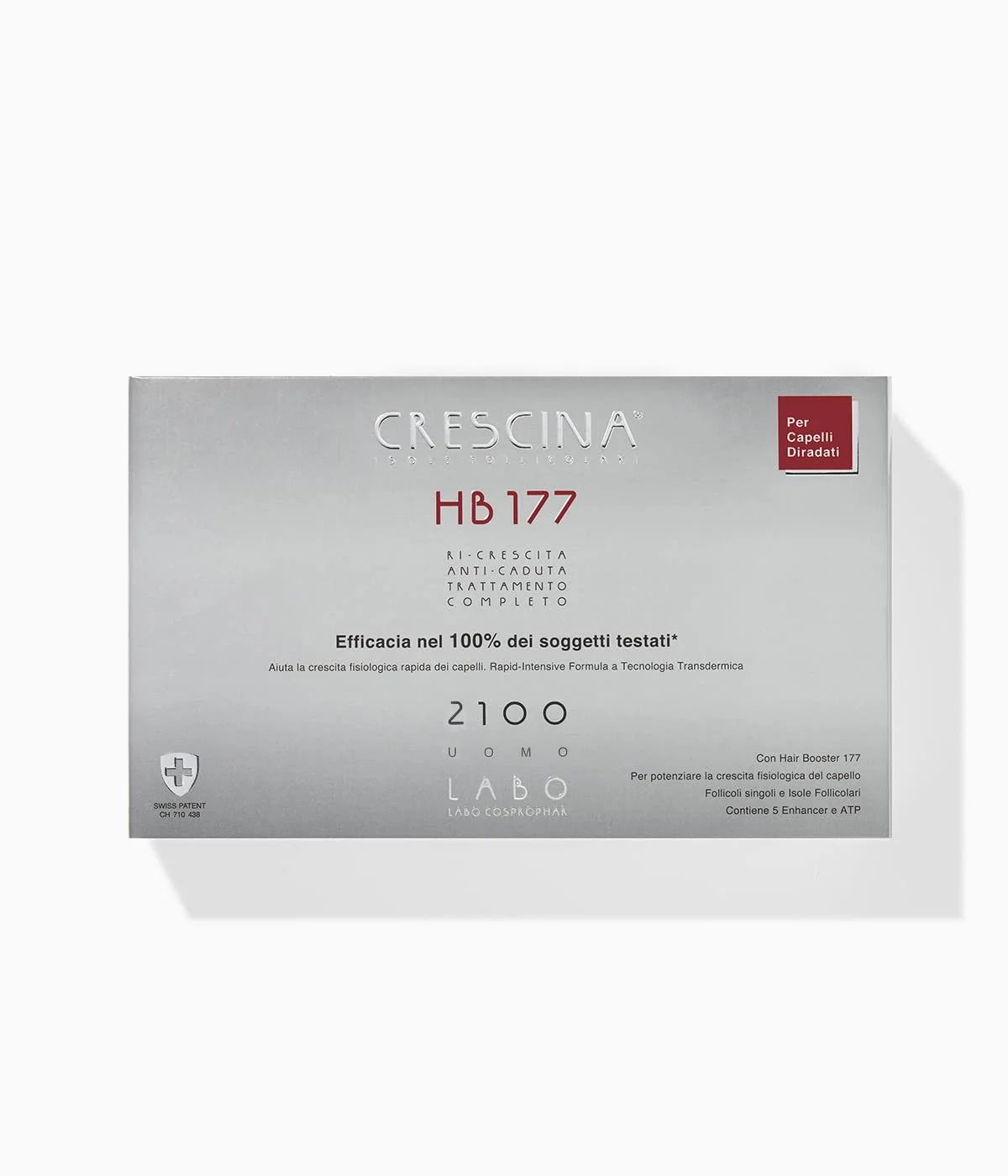 Засіб для росту волосся Labo Cosprophar Transdermic Follicular Islands HB 177 для чоловіків (20+20 ампул Дозування 2100), фото №1