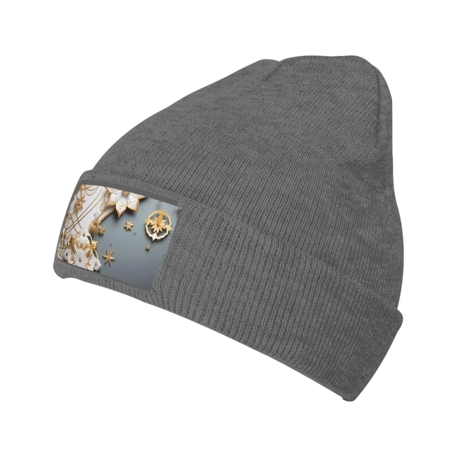 Шапка-бини с Рамаданским фоном для женщин Вязаная зимняя теплая Slouchy, фото №1 Шапка-бини с Рамаданским фоном для женщин Вязаная зимняя теплая Slouchy, фото №1