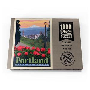 Пазл MyPuzzle Special Collection Portland, Oregon: City of Roses, Vintage Poster 1000 элементов synthetic.ua - Фото 1