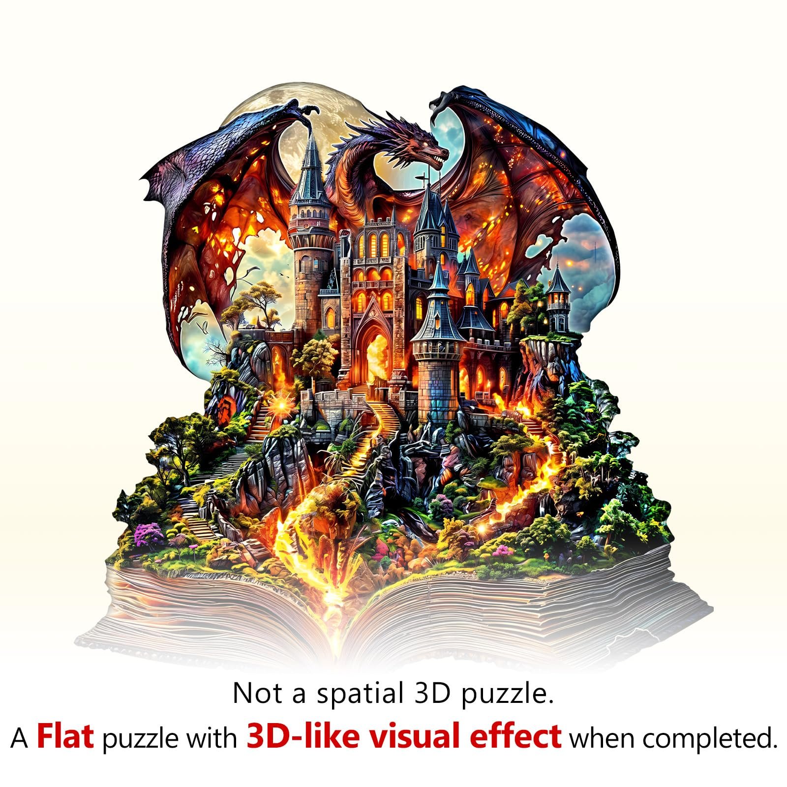 Деревянный пазл WOODBESTS Desert Cactus фигурный уникальный 34 x 30,2 см, 255 элементов, фото №2