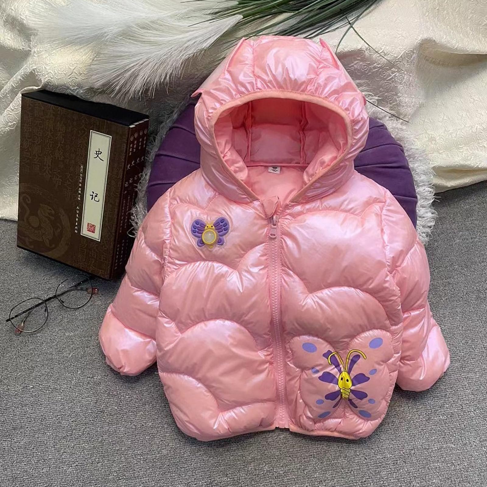 Куртка зимняя Generisch для девочек, удлиненная, утепленная пухом, фото №4 Куртка зимняя Generisch для девочек, удлиненная, утепленная пухом, фото №4