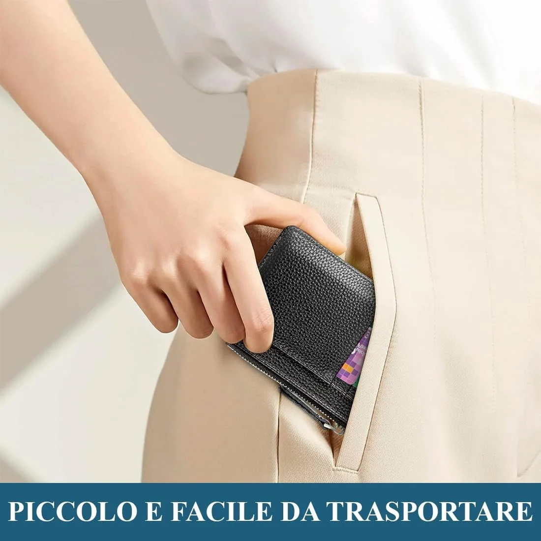 Кошелек AFCJLTO Slim Mini PU кожа Черный, фото №2 Кошелек AFCJLTO Slim Mini PU кожа Черный, фото №2