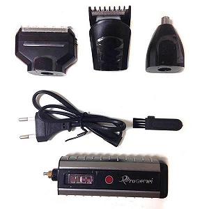 Электрическая аккумуляторная бритва Gemei GM 789 3 насадки - Фото 1