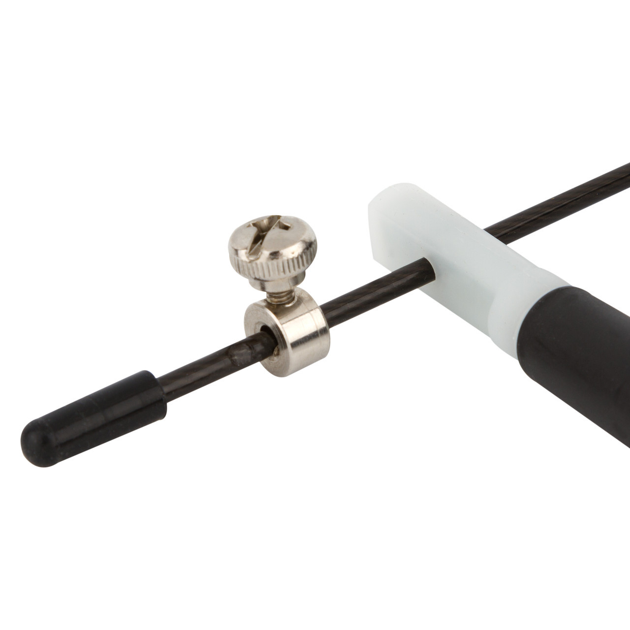 Скакалка швидкісна PowerPlay 4202 Ultra Speed Rope Чорна (2,9m.), фото №2