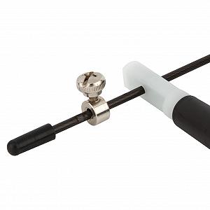 Скакалка швидкісна PowerPlay 4202 Ultra Speed Rope Чорна (2,9m.) synthetic.ua - Фото 1
