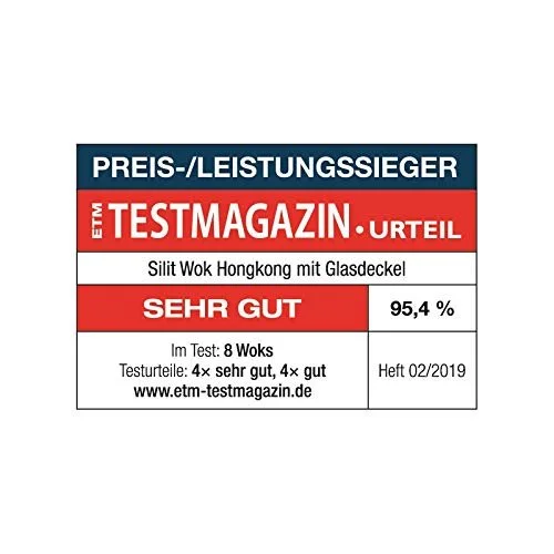 Сковорідка-Wok Silit Hongkong 82603311 з скляною кришкою 36 см, фото №4 Сковорідка-Wok Silit Hongkong 82603311 з скляною кришкою 36 см, фото №4