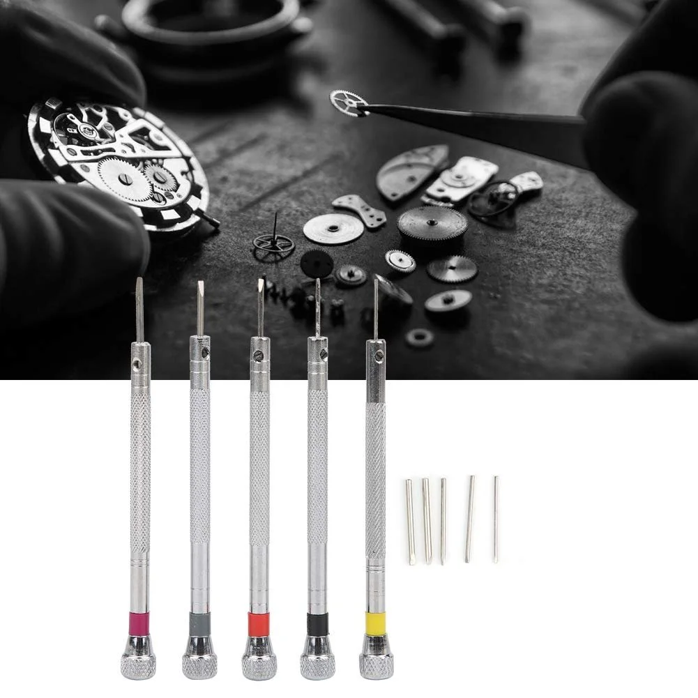 Набір викруток та біт шліцових для ремонту окулярів, годинників, телефонів та ноутбуків, фото №3