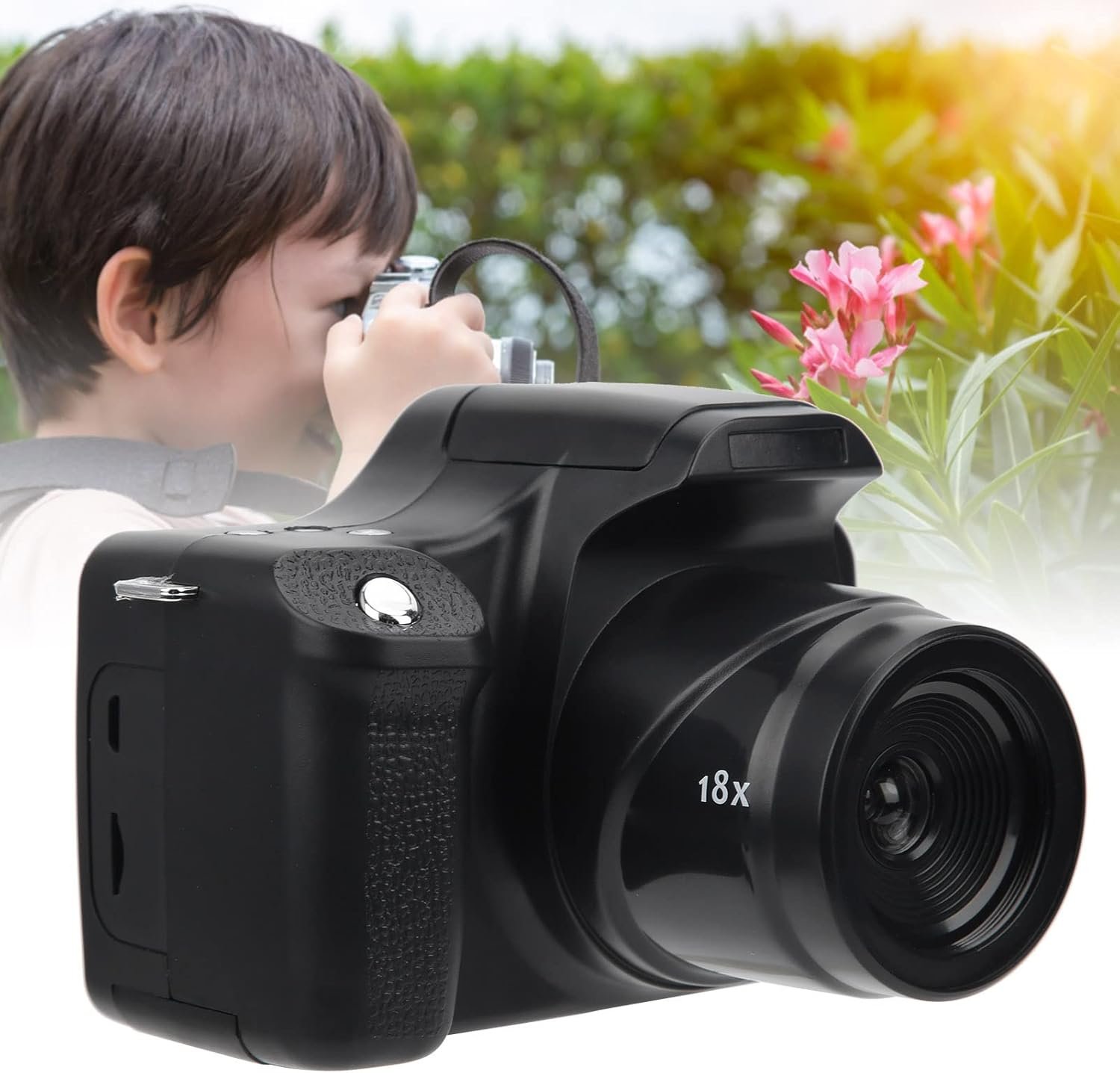 Фотоапарат Lazmin112 24Мп / CMOS / 4K 30fps / 18Х зум / Чорний, фото №1
