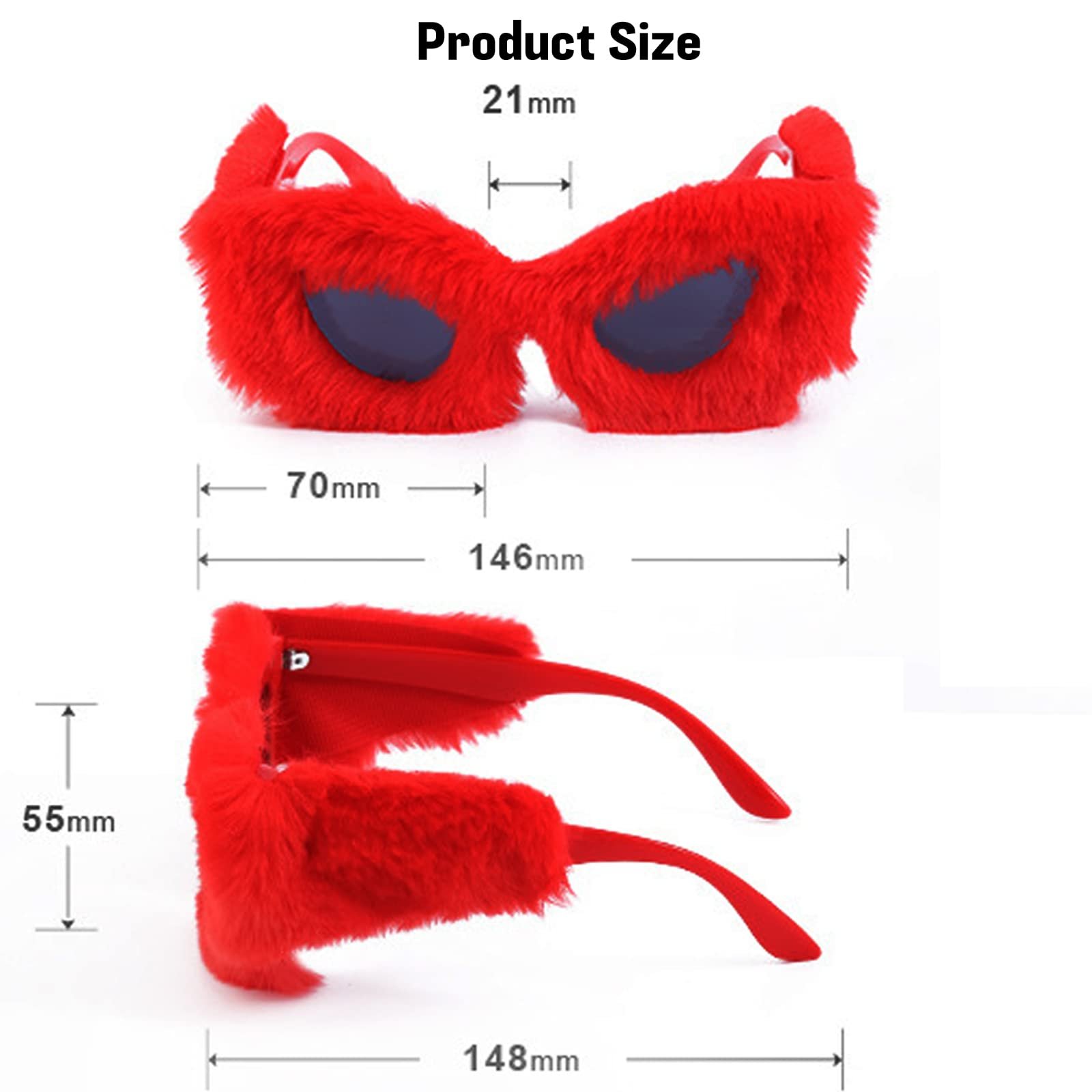 Сонцезахисні окуляри Котяче око Dollger Великі для вечірок Жіночі: Котяче око, фото №8