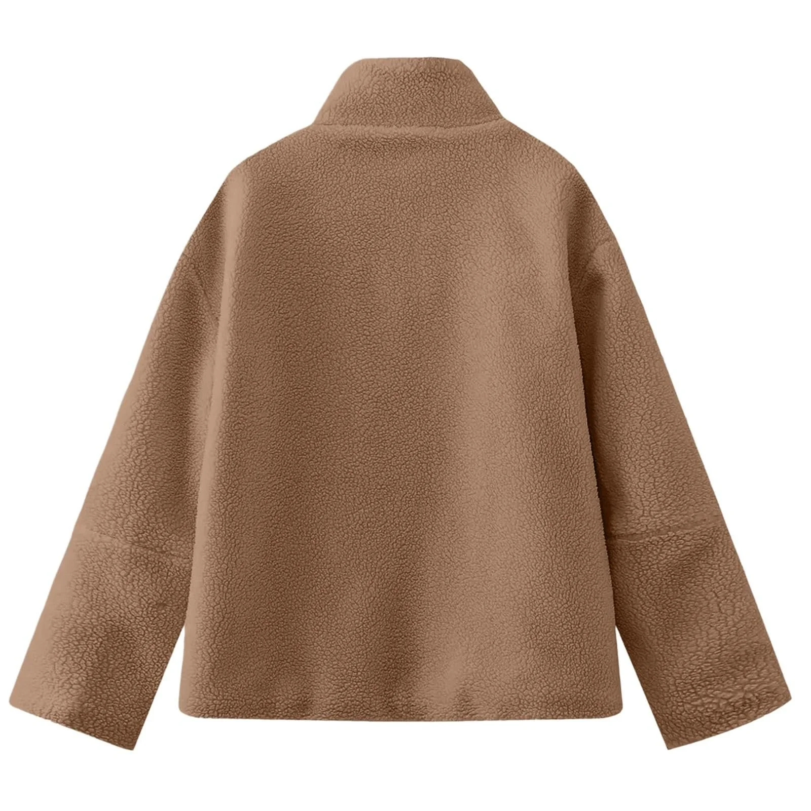 Дитяча флісова куртка на двох блискавках, однотонна, фото №5