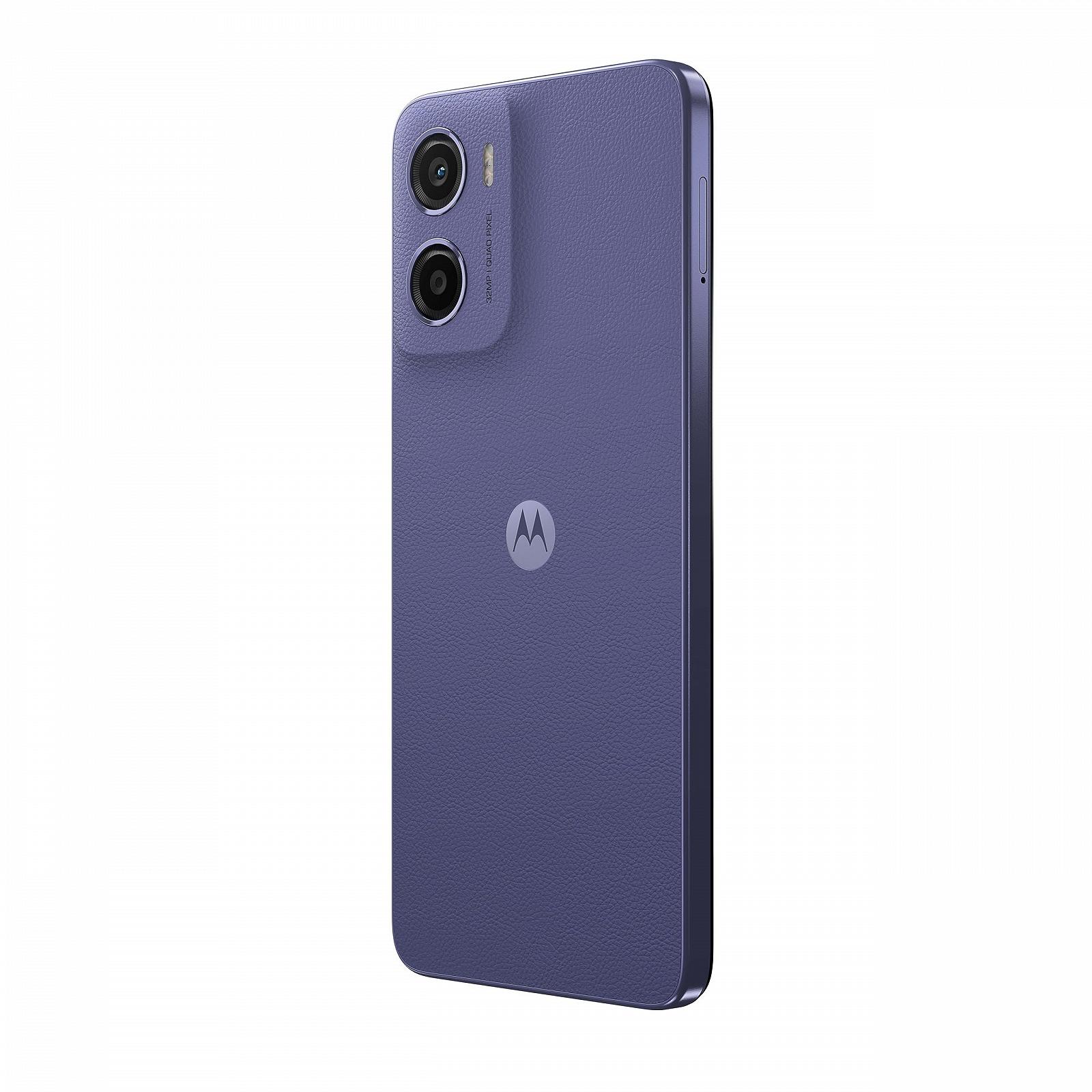 Смартфон Motorola Moto E15 2/64 GB 32 Мп Camera + Flicker Protection 6.67 дюйма HD+ Display 90 Гц 5200 мАг MediaTek Helio G81 Extreme Android 14 Go Edition Lavender, фото №9