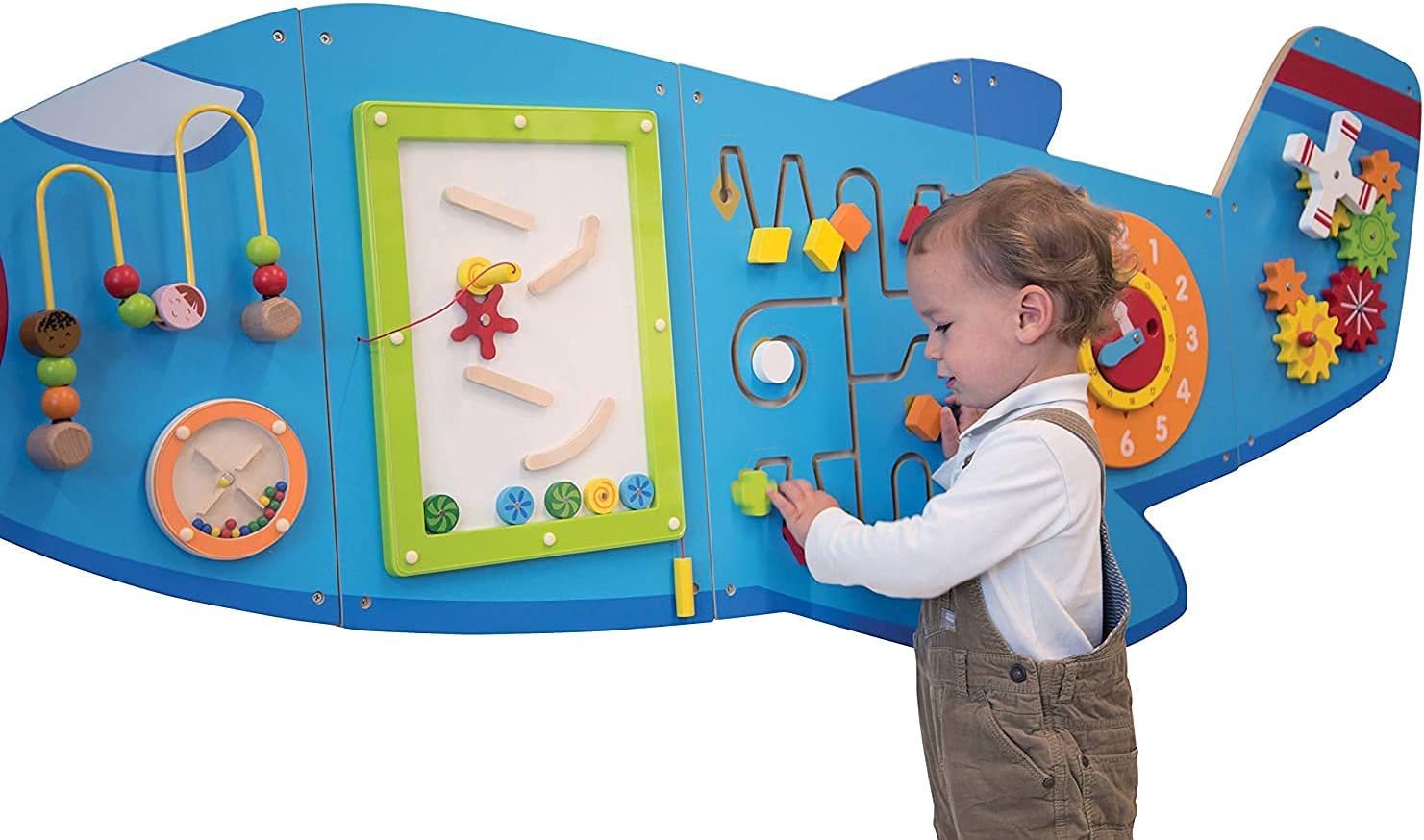 Игровой центр Бизиборд Viga Toys Самолет (50673), фото №3