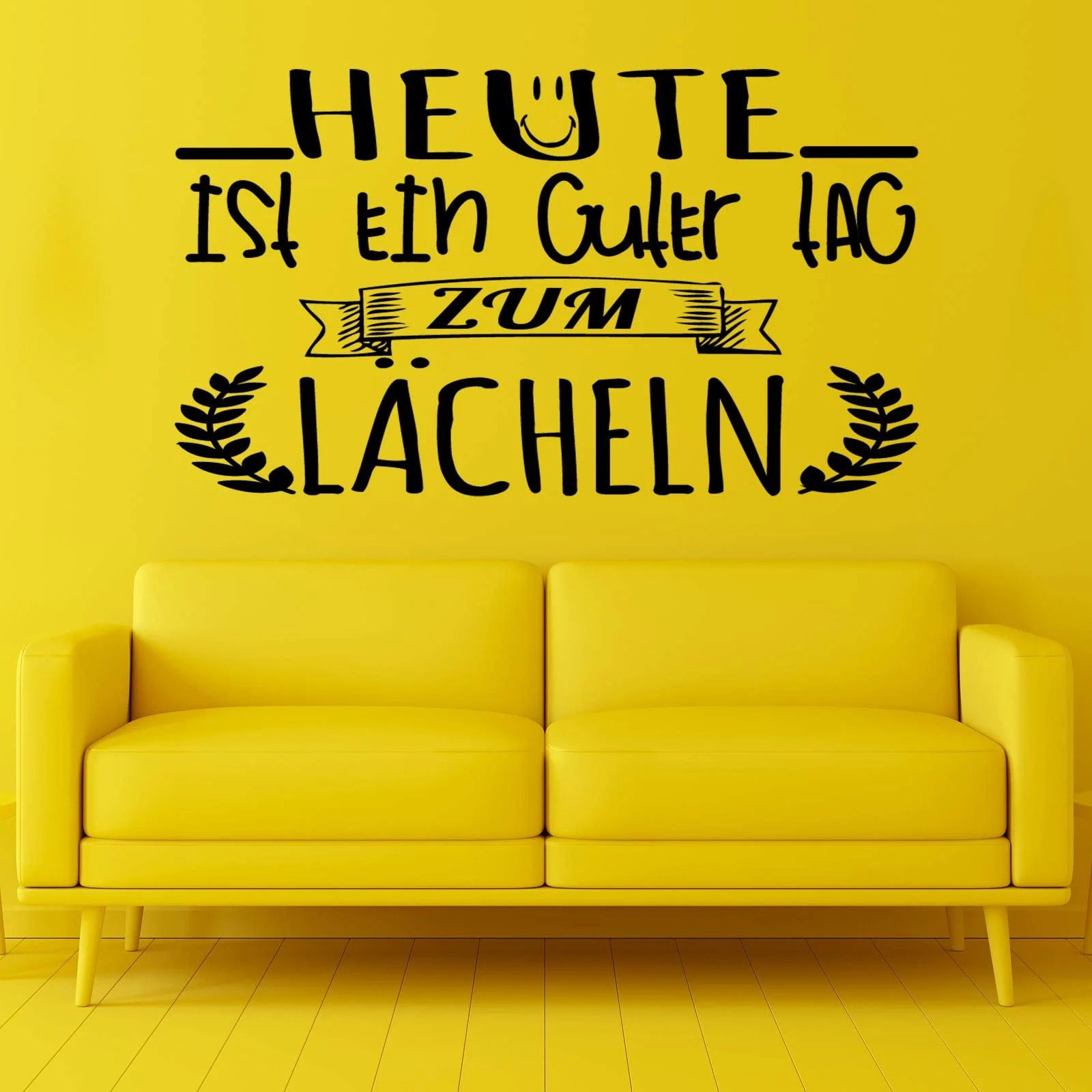 Наклейка на стіну Docliick DC-012-AL з німецьким текстом «HEUTE ist ein Guter», фото №2 Наклейка на стіну Docliick DC-012-AL з німецьким текстом «HEUTE ist ein Guter», фото №2