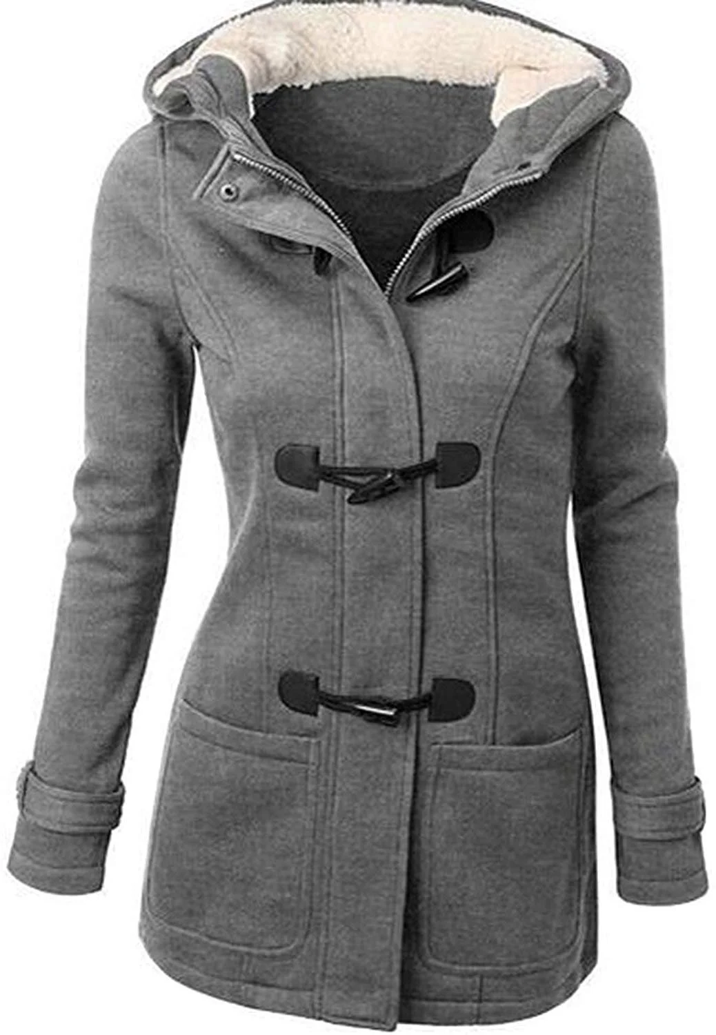 Куртка BYD з капюшоном, ґудзики-ріжки, фото №2