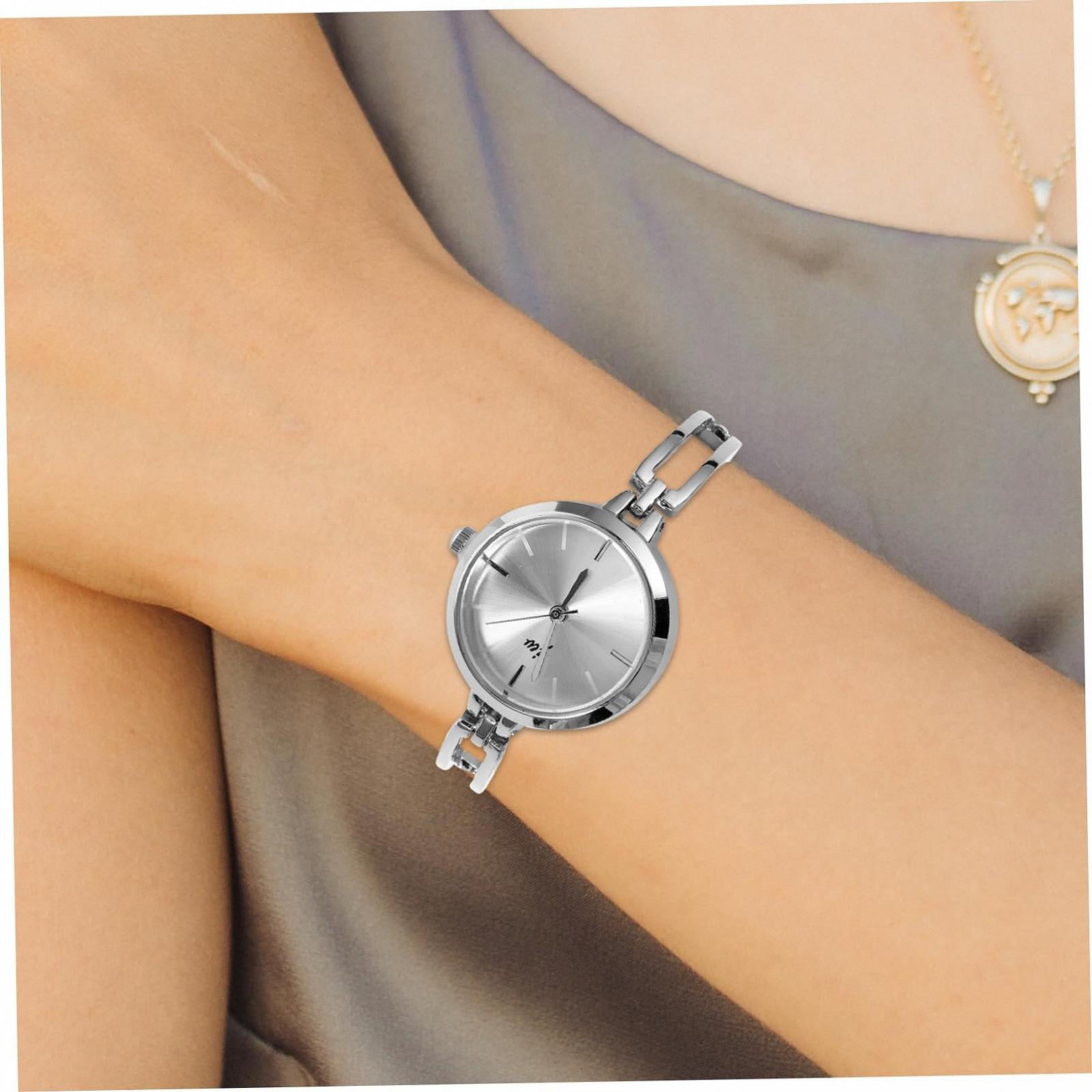 Кварцевые Часы Healvian Женские Серебряные Белые, фото №4