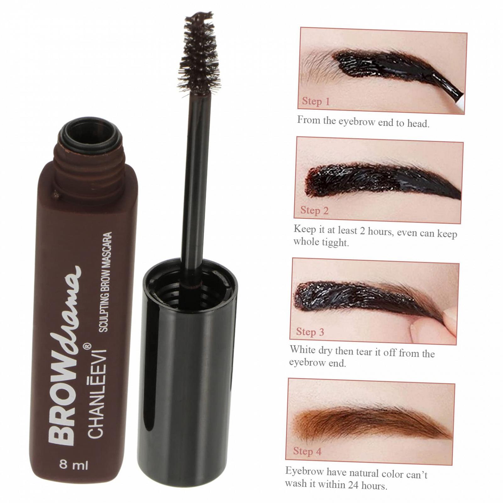 Крем для брів CRILSTYLEO Трикольоровий Водостійкий Гель Довговічний Антипітний Рідкий для корекції брів, фото №6