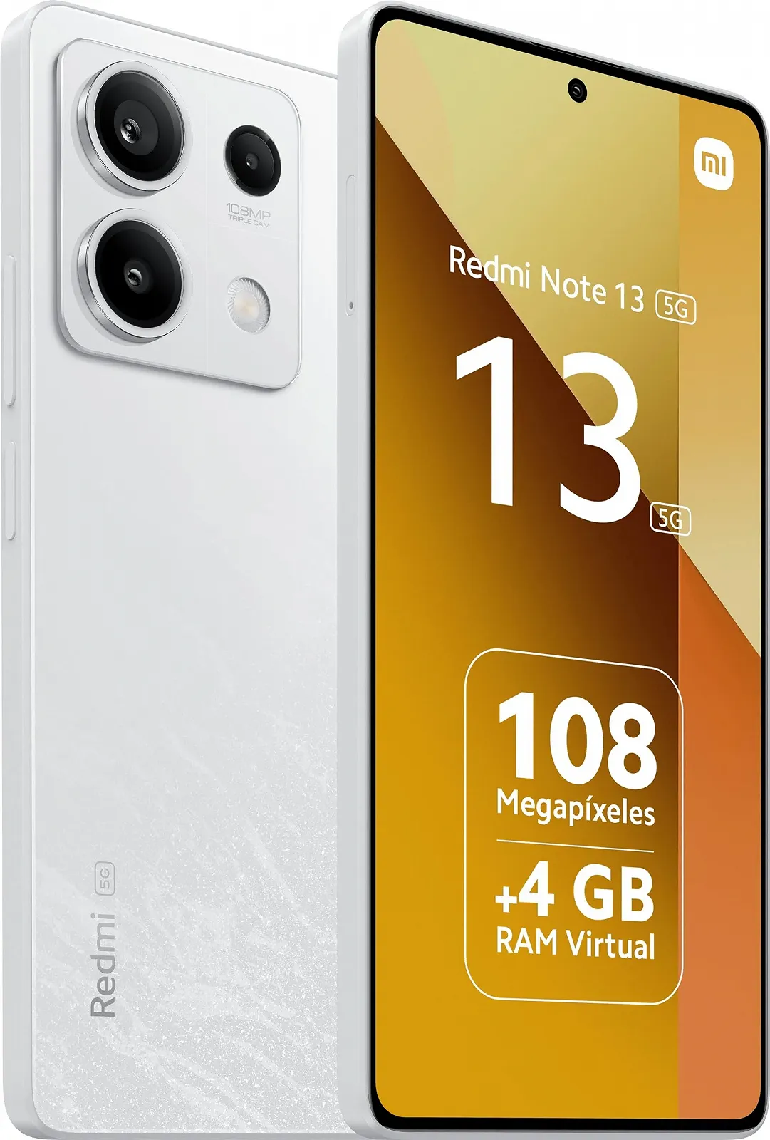 Смартфон Xiaomi Redmi Note 13 5G 6GB 128GB Dual SIM Arctic White, фото №2