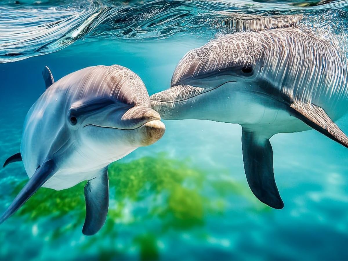 Пазл CALVENDO What a Dolphin Life 1000 элементов 64 x 48 см, фото №2