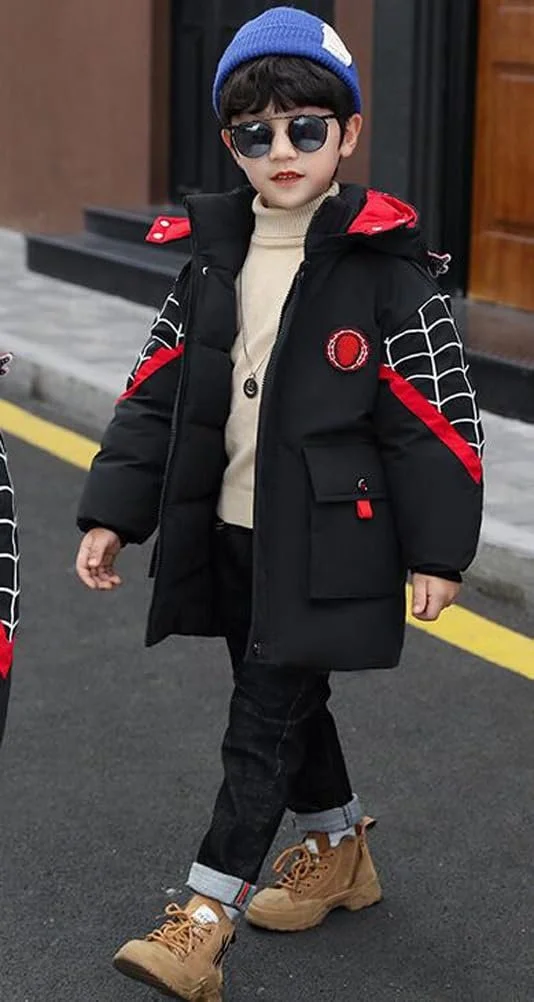 Зимова куртка для хлопчика Nemopter з капюшоном, дитяча, фото №3