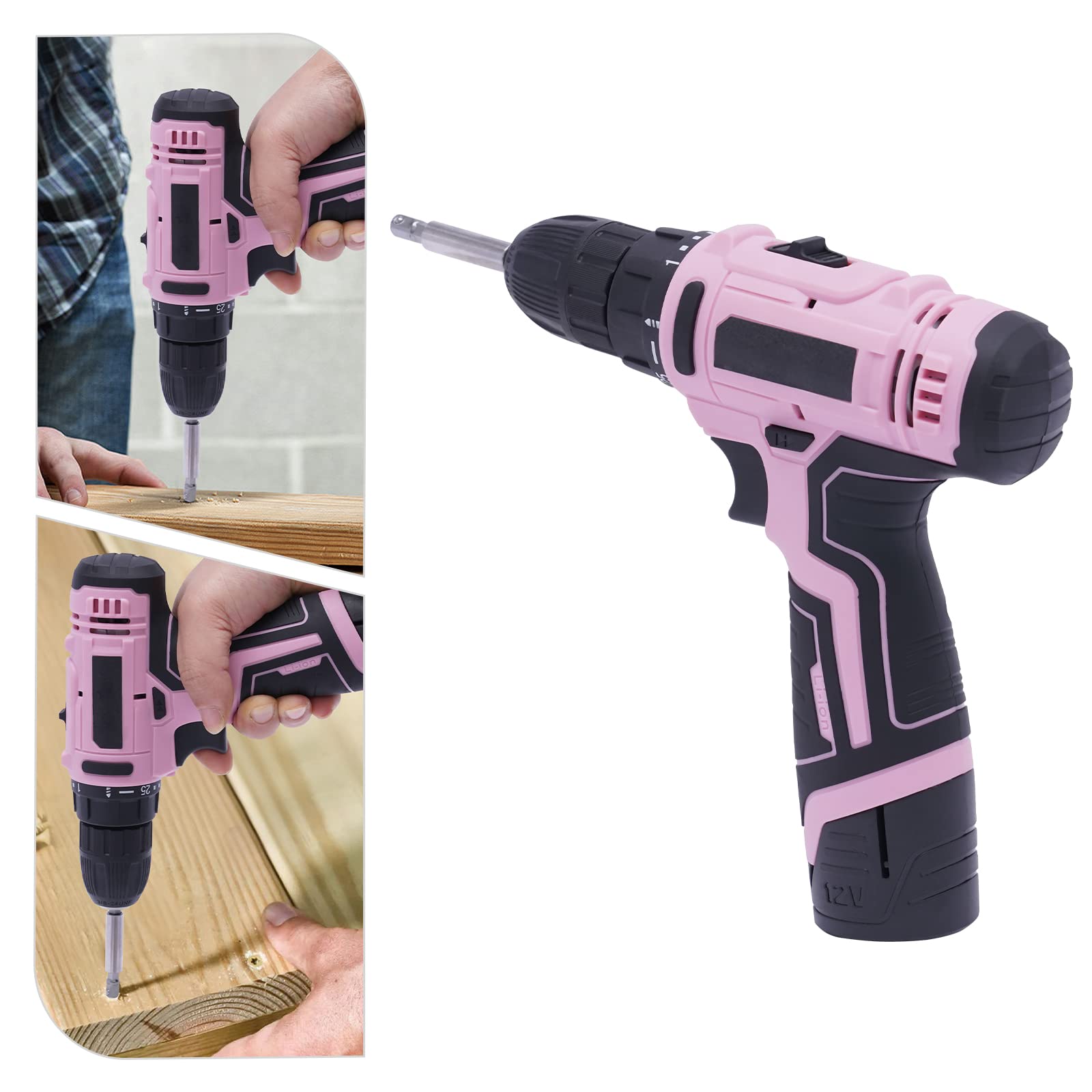 Дрель Cordless Drill 3/8 Inch 12 V 1350 rpm Медный мотор, фото №6 Дрель Cordless Drill 3/8 Inch 12 V 1350 rpm Медный мотор, фото №6