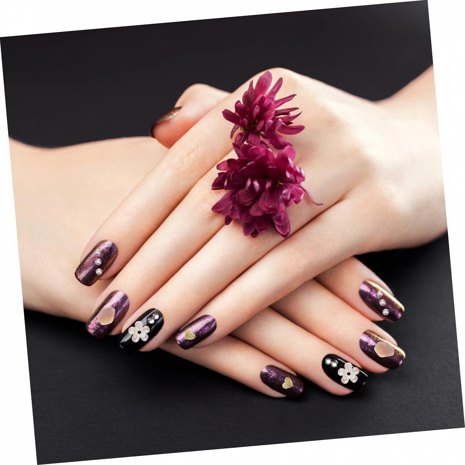 Прикраси для нігтів 3D 4 коробки, набір для манікюру, фото №8