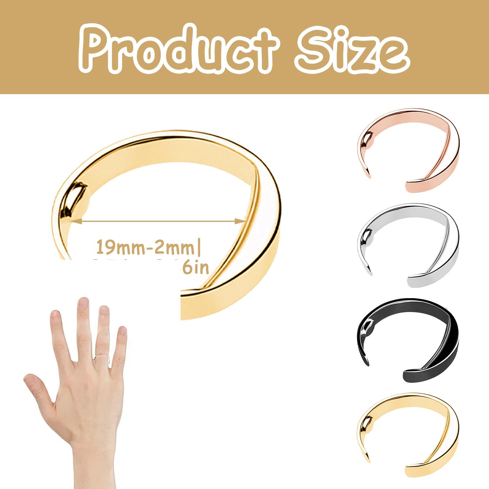 Кільце проти хропіння регульоване, 4 шт. Легке кільце, фото №7 Кільце проти хропіння регульоване, 4 шт. Легке кільце, фото №7