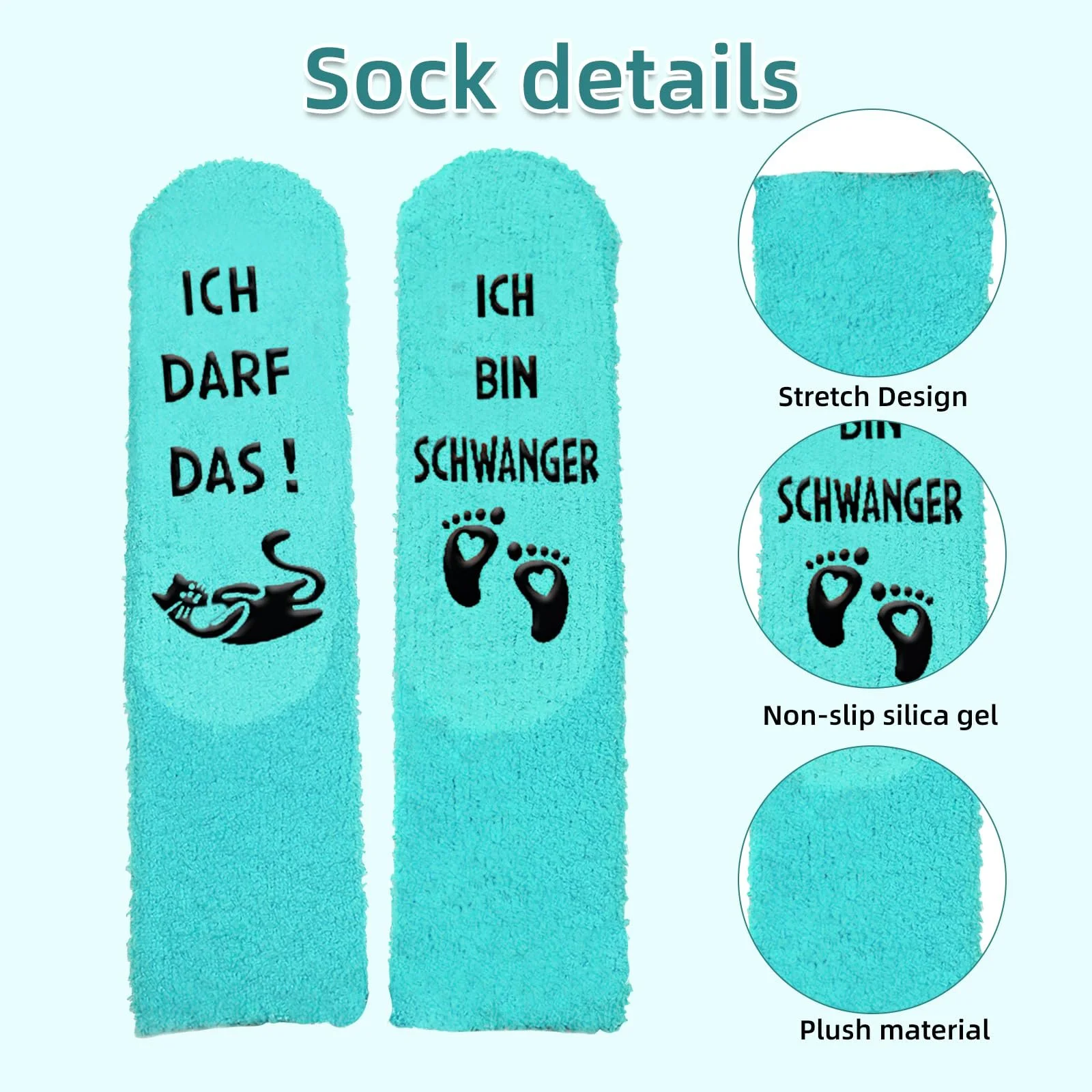 Подарочные носки для беременных женщин и подруг, фото №3