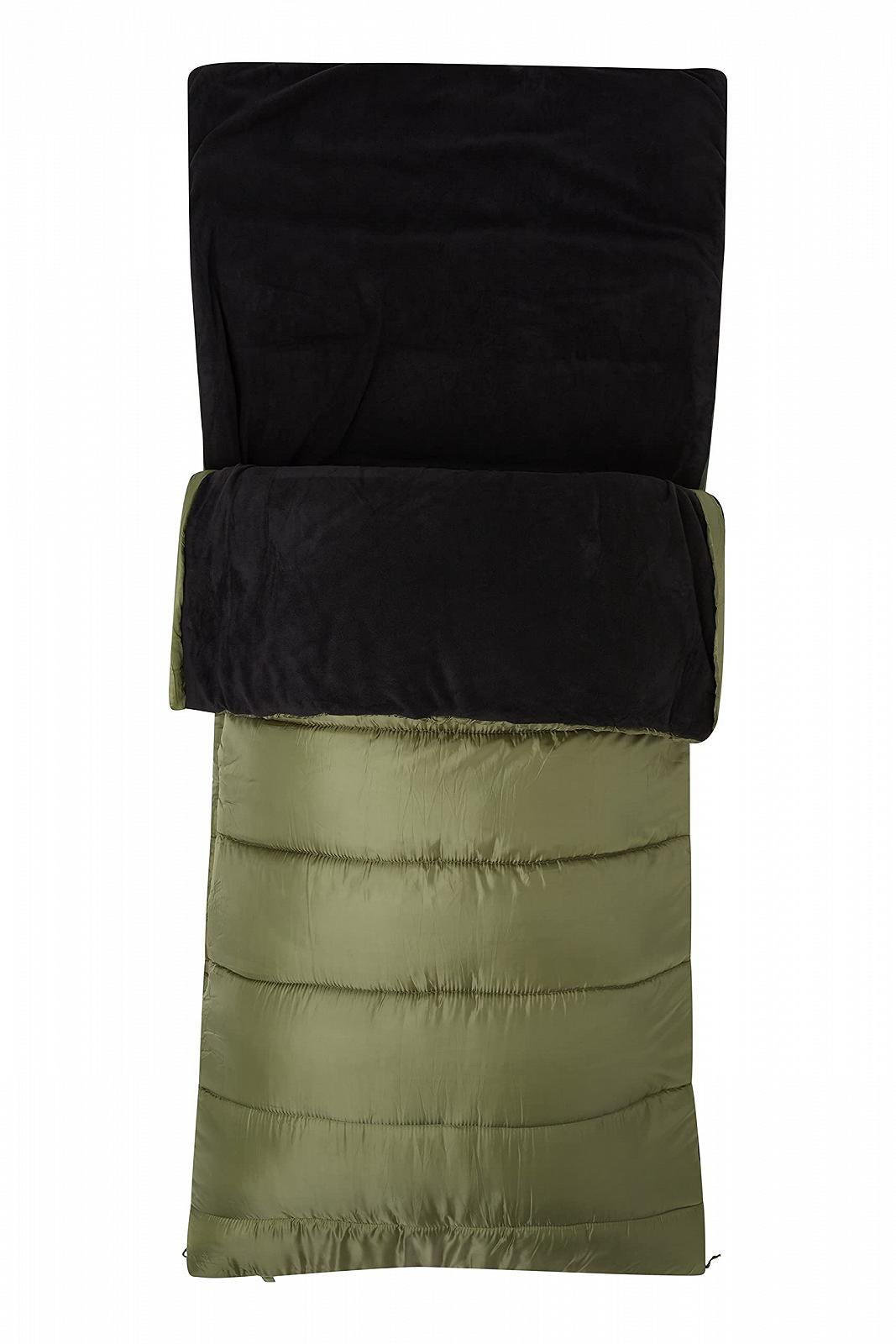 Спальний мішок Mountain Warehouse Sutherland Ізольований Двостороння блискавка з флісовою підкладкою, фото №2 Спальний мішок Mountain Warehouse Sutherland Ізольований Двостороння блискавка з флісовою підкладкою, фото №2