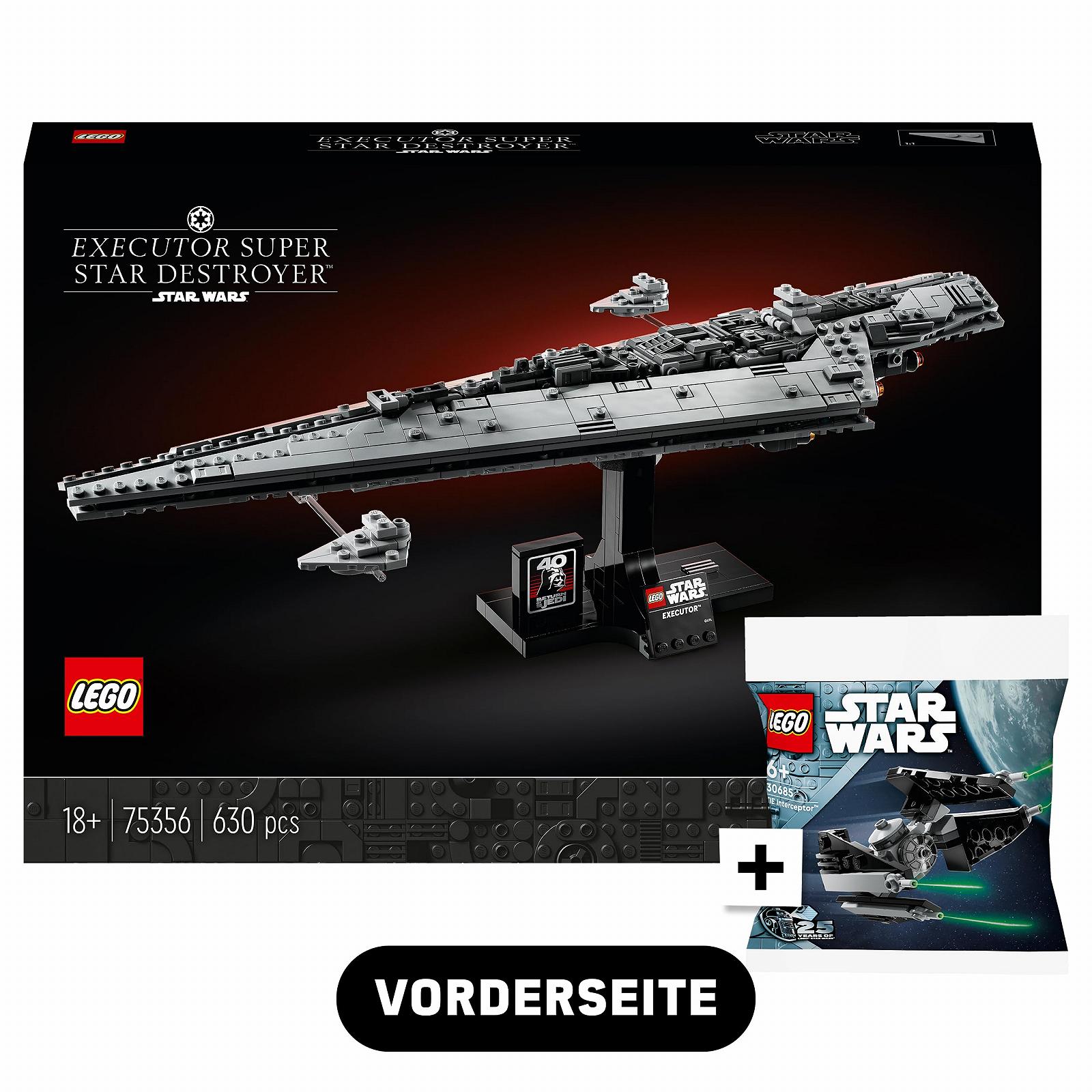 Lego Star Wars Звездный разрушитель и TIE Interceptor Star Destroyer Executor с Tie Fighter Polybag, фото №7 Lego Star Wars Звездный разрушитель и TIE Interceptor Star Destroyer Executor с Tie Fighter Polybag, фото №7