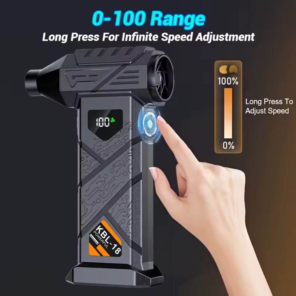 Турбовентилятор Violent KBL-18 Turbo Jet Fan 150000 RPM Black, фото №5