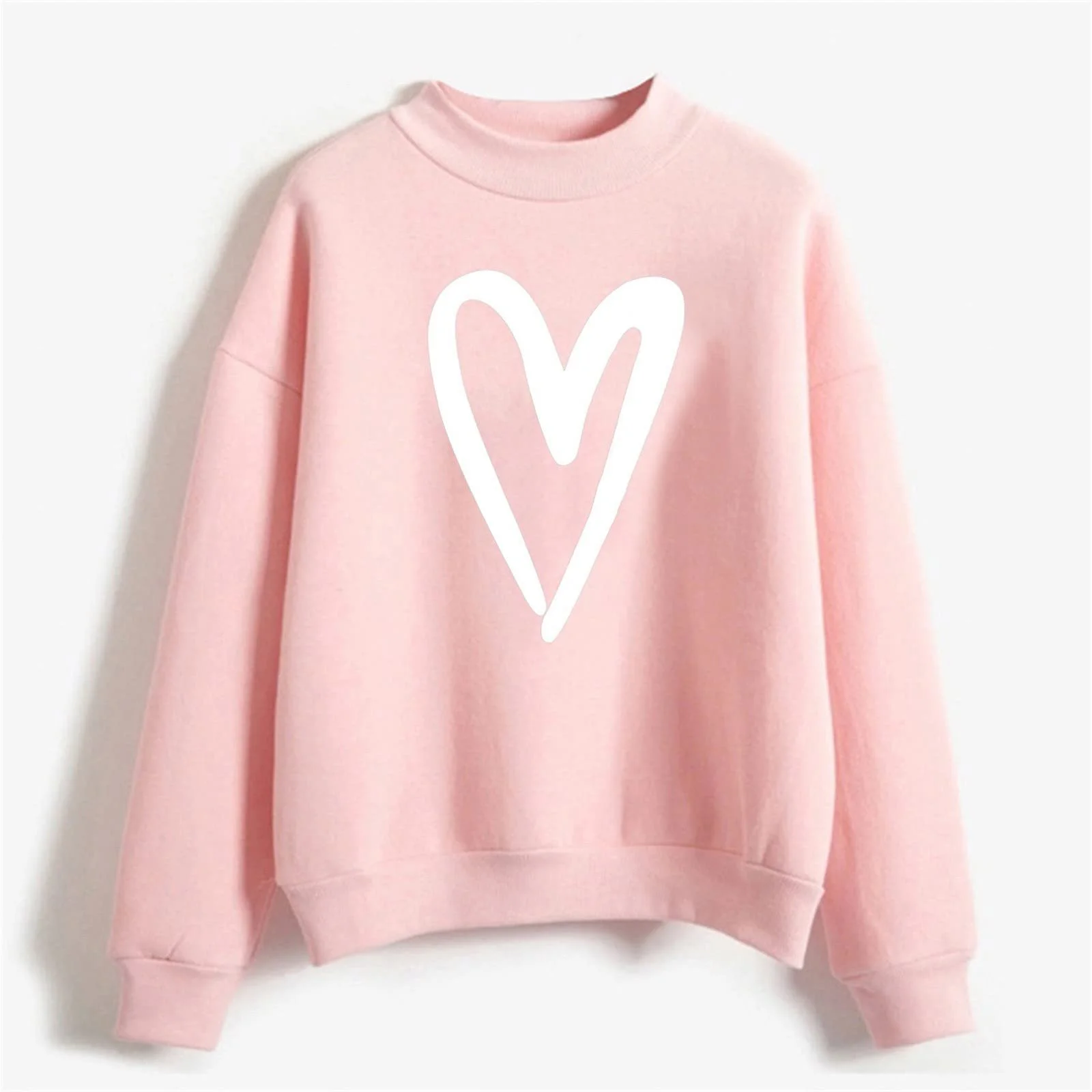 Пуловер Love Heart Женский День Святого Валентина Розовый Длинный Рукав Love Heart Круглый вырез Длинные Рукава Тонкие свитшоты Тонкий Топ Kawaii Принт Сердце Свитшоты Осенние Клубные Топы, фото №2 Пуловер Love Heart Женский День Святого Валентина Розовый Длинный Рукав Love Heart Круглый вырез Длинные Рукава Тонкие свитшоты Тонкий Топ Kawaii Принт Сердце Свитшоты Осенние Клубные Топы, фото №2