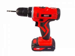 Дриль-шуруповерт акумуляторна MPT 18 В Li-ion 1.3 Аг 2 швидкості 0-400/1450 об/хв 10 мм АКБ кейс MCDT1823.A2 - Фото 1