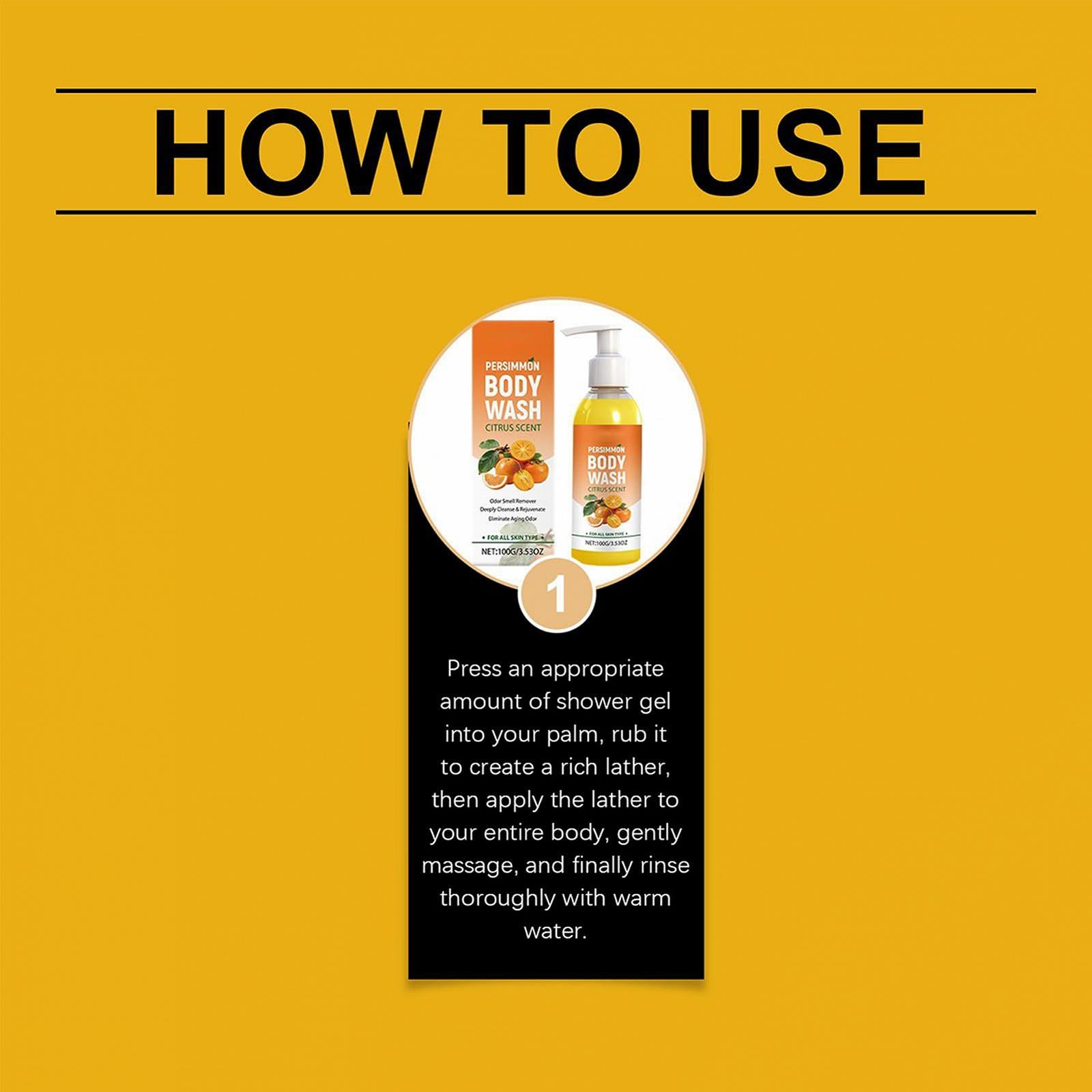 Гель для душу Очищувальний та освітлювальний засіб для шкіри Видалення запаху тіла 100 г, фото №7