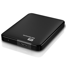 Зовнішній жорсткий диск Western Digital 2.5" USB 2.0TB Elements Portable black WDBU6Y0020BBK-WESN, фото №1