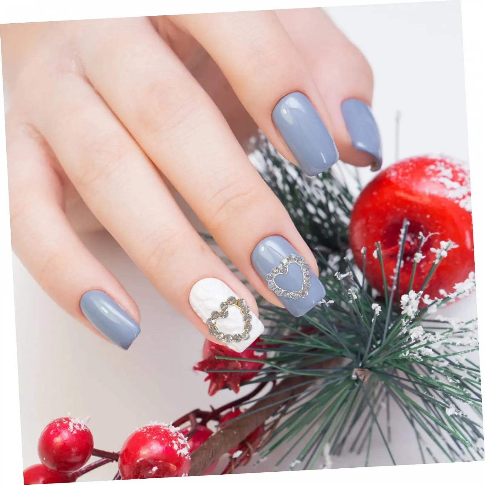 Прикраса для нігтів Серце Beavorty 150шт Різнокольорові, фото №5