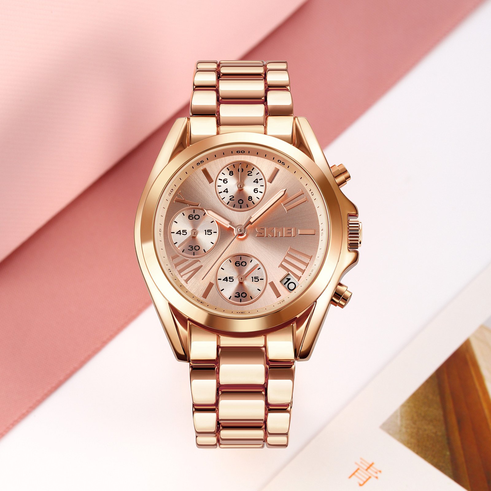 Годинник Skmei 1897RG Rose Gold, фото №5