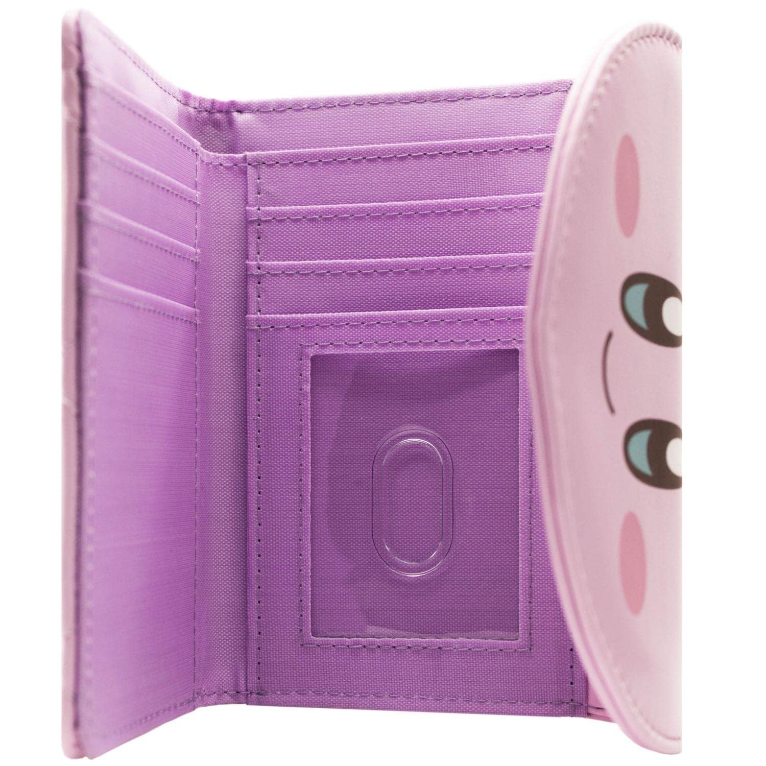 Бумажник Tri-Fold Kirby Dream Land Ability Metal Stars, розовый, фото №3
