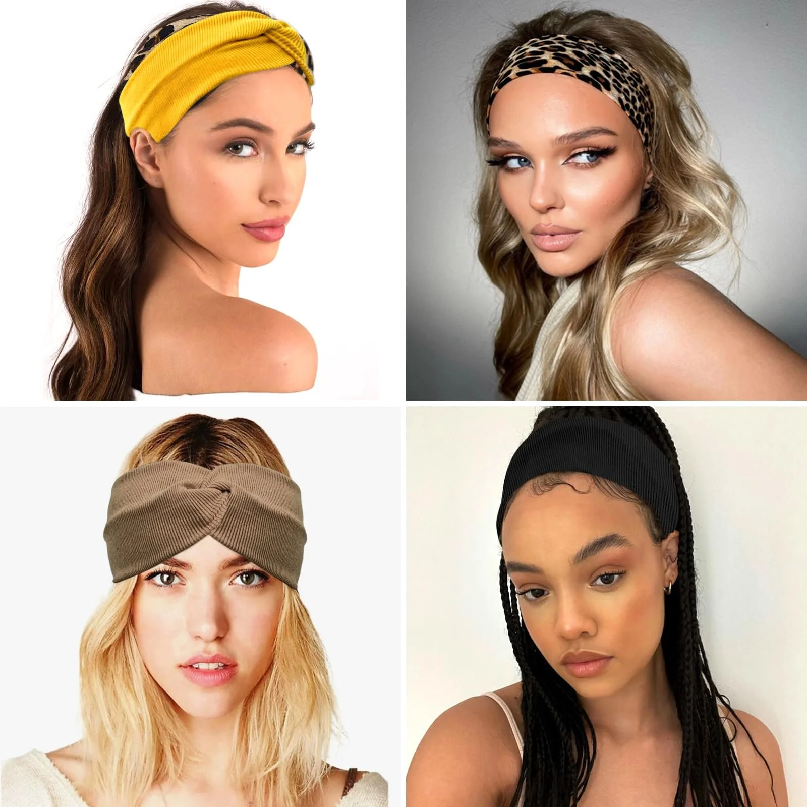 Пов'язка на голову Широка еластична м'яка, фото №6