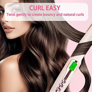 Випрямляч та плойка для волосся 2-в-1 ANGENIL Pro Ceramic Twist Рожевий з подвійною напругою ціна на synthetic.ua - Фото 1 Випрямляч та плойка для волосся 2-в-1 ANGENIL Pro Ceramic Twist Рожевий з подвійною напругою synthetic.ua - Фото 1