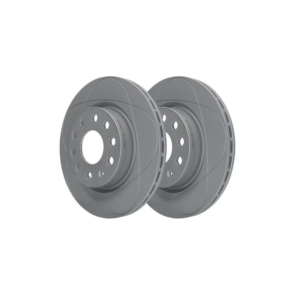 Тормозной диск ATE PowerDisc 24.0322-0210.1 передний для SEAT SKODA VAG, фото №2